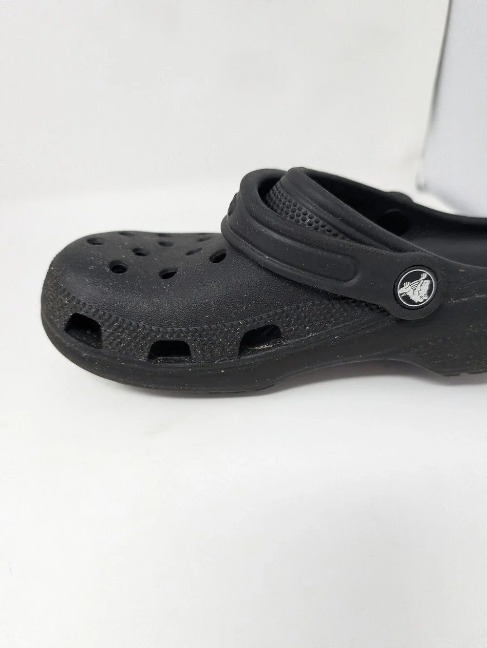 Crocs Classic Clog Black Unisex Slip-On Shoes sz J5